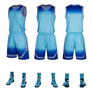 Maillot de basket-ball respirant 100% polyester, uniforme de basket-ball, ensemble de maillots de basket-ball - Product Image 2