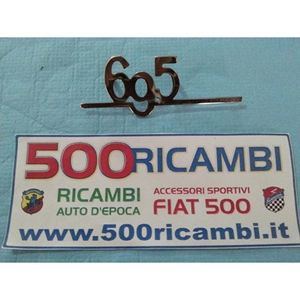 Marco y Panel de Instrumentos ABARTH 695 CRUSCOTTO en Metal para FIAT 500 D F L R SCRITTA CROMATA (FREGI E SCRITTE) - Product Image 1