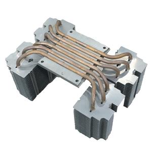 6000 Series Interlock Fin Copper Aluminum Weld Heatsink CNC Machining Punching Bending Cutting Services for <b>Heat</b> <b>Sink</b> - Product Image 2