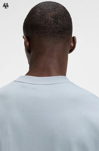 Logo personnalisé été Slim Fit hommes imprimés O-Neck T-Shirts respirant uni tricoté tissu commande en gros 100% coton Huzaifa produit - Product Image 2