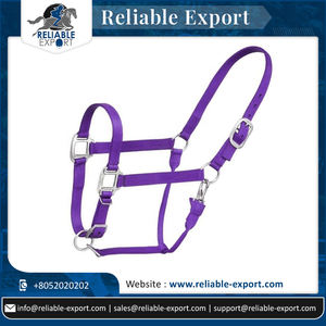 Haute Qualité En Cuir Véritable PVC Nylon Racing Halter Western Selle Cheval Corde Halter En Vrac Acheter Option Halters De Haute Qualité - Product Image 6