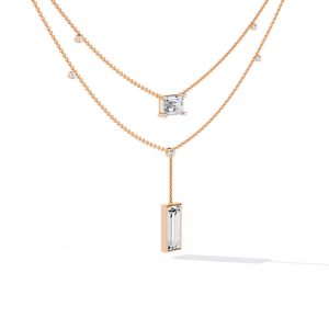 Hermoso Collar de Diamantes Cultivados en Laboratorio en Oro de 18k, Elegante Accesorio para Damas - Product Image 5