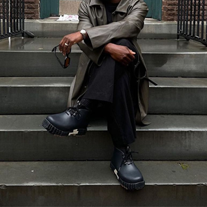 Stivali Casual Eco Friendly <span class=keywords><strong>scarpe</strong></span> con zeppa vegana <span class=keywords><strong>scarpe</strong></span> da trekking Sole spesse stivali Martin leggeri per escursioni di un giorno Ba01 - Product Image 3