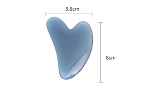 Guasha alat pijat Resin berbentuk hati, papan kerokan seluruh tubuh wajah perawatan kulit SPA terapi akupuntur perawatan Titik - Product Image 4