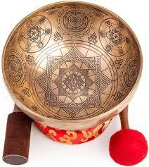 Bát Hát Tây Tạng Thiết Kế Theo Yêu Cầu Bát Hát Bằng Kim Loại Thần Chú Phật Để Chữa Lành Âm Thanh Và Thiền Định - Product Image 3