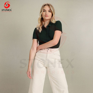 Vente en gros de t-shirts en coton tricoté pour femmes avec logo personnalisé, décontractés, à séchage rapide, de haute qualité, 220g - Product Image 6