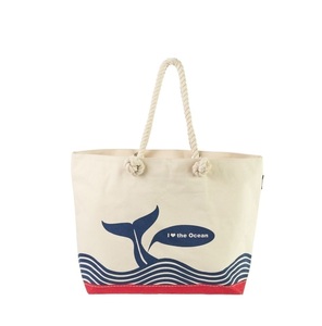 Best Quality Custom Eco-friendly Outdoor Fashion Beach Promotional Large Canvas Tote Bag Zipper Closure Two <b>Shoulder</b> <b>Straps</b> for - Product Image 3