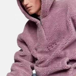 Custom <b>Fluffy</b> Men's Casual Outdoor <b>Hoodie</b> 500gsm High Quality Plain Dyed Winter Breathable Quick Dry Regular Fit Oversized - Product Image 3