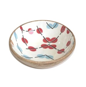 High Quality Disposable Handmade Wooden Round Bowl Attractive Design Tableware for Serving Salad Rice Fruit Snack Wholesale - Product Image 2