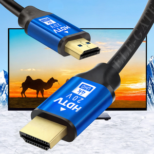 Cable de 20 Metros, Macho a Macho, Ultra HD 4K 60Hz, Alta Velocidad, Revestimiento de PVC y Nailon con Blindaje Trenzado, Conectores USB y Tipo C - Product Image 3
