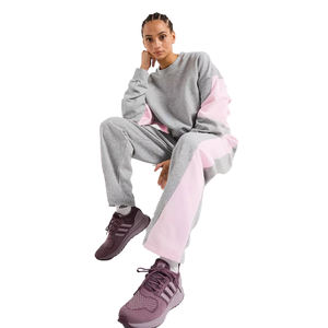 Ensemble de survêtement en coton respirant pour femmes en gros, ensemble de survêtement imprimé à manches longues respirant - Product Image 5