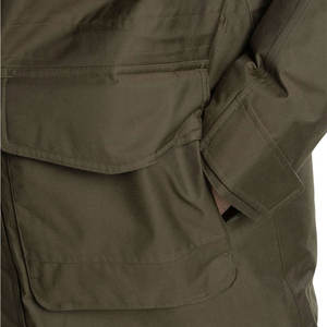 Veste parka décontractée d'hiver chaude de style nouveau avec fermeture éclair imperméable respirante service OEM vestes parka pour hommes - Product Image 5