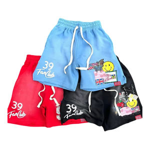 เสื้อผ้าแนวสตรีทของผู้ชายผ้าคอตตอนผ้าคอตตอนผ้าเกล็ดปลาแบบสั้นระบายเหงื่อออกแบบได้ตามต้องการใช้กันแดดได้เอง - Product Image 4