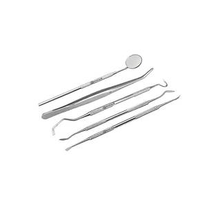 Juego de 5 uds., juego de herramientas preparadas para dentista Dental, Kit de cuidado de dientes de sonda, juego de herramientas dentales, herramientas de examen, equipos de acero inoxidable - Product Image 1