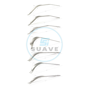 Ciseau plat incurvé, avec manche synthétique vert et plaque d'impact 6 Mm / 27 Cm Instruments de haute qualité - Product Image 1