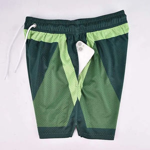 Pantalones cortos de malla para hombres al por mayor, servicio OEM, tela transpirable de tacto suave, ropa de calle para adultos, pantalones cortos de malla para hombres - Product Image 4