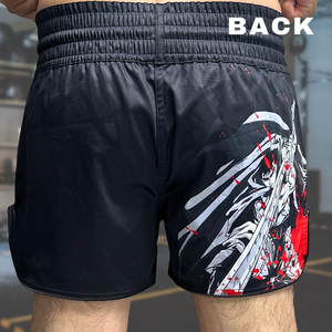 Short MMA en satin de haute qualité pour adultes Vêtements de combat durables pour la boxe et le Muay Thai Short MMA personnalisable - Product Image 3