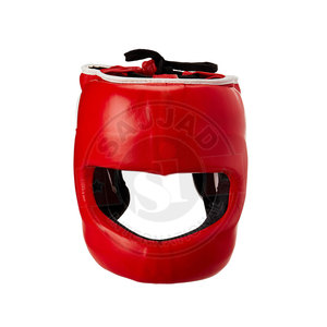 Protège-tête en cuir, équipement d'entraînement professionnel de boxe, protège-tête entièrement personnalisé - Product Image 1