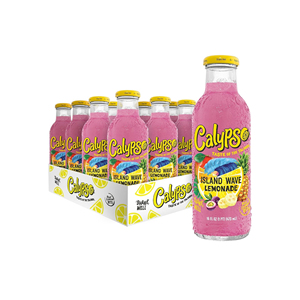 Vente de gros, prix d'usine, meilleure qualité Calypso Drink Calypso Paradise Punch Limonade, 16 FlOz, paquet de 12, à base de vrais fruits - Product Image 6