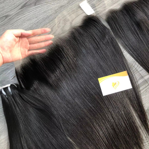 Para y cierre Remy Virgin Raw Extensiones de cabello vietnamita 8-32 pulgadas Todos los colores Adecuado al por mayor - Product Image 1