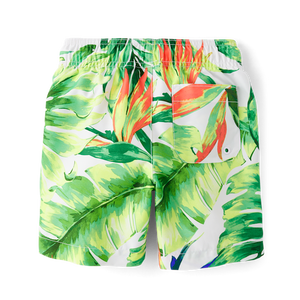 กางเกงขาสั้นพิมพ์ลายสีเขียวสำหรับเด็กผู้ชายและกางเกงว่ายน้ำสำหรับเด็กผู้ชาย-ลดราคา ไซส์ XS-S - Product Image 2