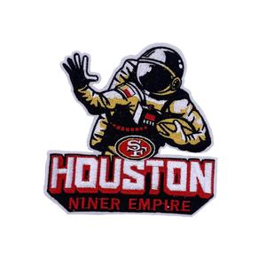 Parches de sombrero personalizados de alta calidad, diseño de bordado de flores, parches para planchar, tipo de tela de PVC, fieltro - Product Image 2