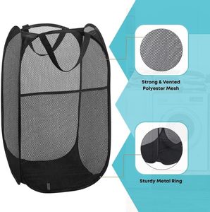 Mới Xách Tay Có Thể Gập Lại Quần Áo <span class=keywords><strong>Carrier</strong></span> Giặt Giỏ <span class=keywords><strong>Hamper</strong></span> Đóng Mở Giặt Lưu Trữ Túi Cho Nhà Máy Sấy Helper - Product Image 5