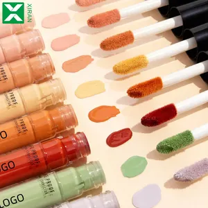 Makeup Wajah 8 Warna Kontur Corrector Concealer untuk Mencerahkan Kulit Makeup Matte Tahan Air Cair Concealer