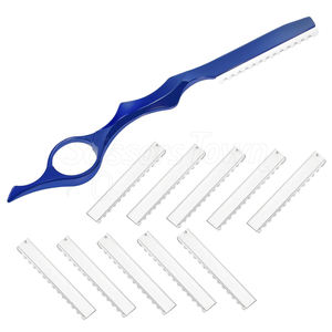 Peine texturizador de maquinilla de afeitar para adelgazar el cabello duradero con mango cómodo y hoja afilada para estilistas profesionales - Product Image 1