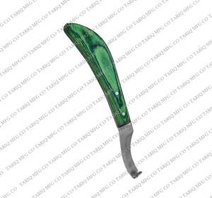 Cuchillo de pezuña de caballo veterinario, herramienta de herrador, cuchillo de corte de acero inoxidable por TARIQ MFG CO CE ISO EU - Product Image 1