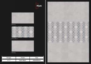 Carreaux de céramique modernes mats anti-taches 300x600 mm, parfaits pour les couloirs, les bureaux et les maisons, offrant une résistance aux taches et un nettoyage facile. - Product Image 3