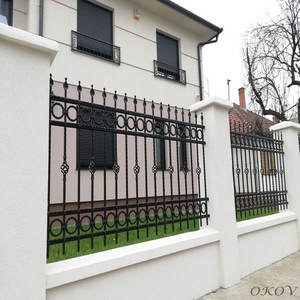 Outdoor Wrought Iron Fence <b>Panels</b> 100% Ingredients From Vietnam Quality <b>Metal</b> Fence Posts Made in Vietnam for Yard Fencing - Product Image 5