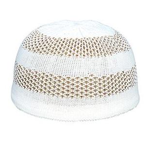 Casquettes rondes extensibles chapeaux de mosquée de prière musulmane Kufi meilleure qualité en gros Topi pour hommes Taqi couvre-chef islamique tricoté Koofi - Product Image 3