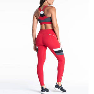 Service OEM ODM – Soutiens-gorge de sport taille haute, leggings de compression athlétiques pour l'entraînement, la gym et le fitness, couleur personnalisée, yoga, écologiques 2 - Product Image 6