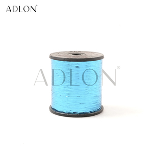 Broderie personnalisée d'approvisionnement d'usine pour le cône de fil métallique d'or de fibre métallique de type M de fil de Lurex pour le tissage de tricotage - Product Image 4