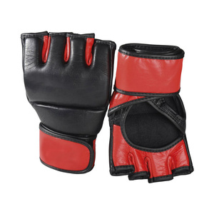 Gants de boxe MMA en PU de haute qualité, anti-humidité, personnalisables, avec sangle de poignet antidérapante, vente en gros, unisexes, pour le sparring - Product Image 1