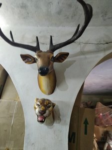 2025 vente chaude de qualité supérieure tête de cerf buste mur Art décor à la maison et fournitures de jardin en quantité en vrac pour une utilisation dans le parc - Product Image 3