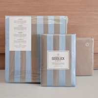 Sac d'emballage pour literie en PVC transparent à soufflets sur 3 côtés, pochette de luxe pour draps et linge de lit avec rabat auto-adhésif réutilisable