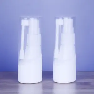 Vente en gros au meilleur prix 25ml pulvérisateur nasal/gorge bouteille à pompe longue tige pulvérisation orale bouchon en plastique fabricant au Vietnam