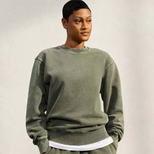 Sudadera de cuello redondo teñida para mujer, ligera y de moda, perfecta para ropa informal y actividades al aire libre - Product Image 3