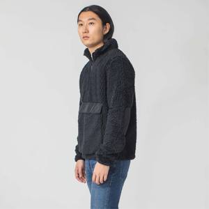 Veste polaire Sherpa Full-Zip avec doublure en peluche-Vêtements d'extérieur élégants et chauds-Parfait pour un usage quotidien et des aventures en plein air - Product Image 3