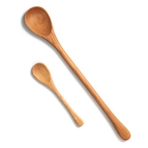 Wooden Designers Serving Cutlery Travel Cutlery Set Hot Selling <b>Soup</b> <b>Spoon</b> Flatware Set Wood Cutlery - Product Image 3