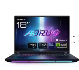 Laptop para Juegos CHART TOPPING Gigabyte AO-RUS MASTER 18 BZH Ultra 9 Core 275HX RTX 5090 de 18 Pulgadas WQXGA 240Hz Mini LED Intel I7 AMD - Product Image 1