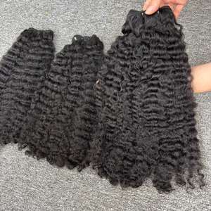 Extensiones de pelo natural rizado de la mejor calidad, extensiones de pelo humano natural al por mayor - Product Image 5