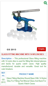 Máquina de montaje de vidrio con 14 troqueles de nailon GS 2013 para herramientas de joyería-Herramientas de joyería - Product Image 2