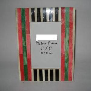 Handmade Multi-Color Bone <b>Photo</b> <b>Frame</b> for Tabletop Decoration - Product Image 1