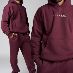 Perfect Men's Hoodies High Quality Unisex Sweatshirts Cotton Hoodies Blank <b>Thick</b> <b>Fleece</b> Heavy Weight Oversize Embroidery Hoodies - Product Image 2