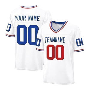 Camiseta con logotipo de parche directo Camiseta de fútbol americano de último estilo Camiseta de fútbol americano de diseño personalizado de alta calidad - Product Image 6