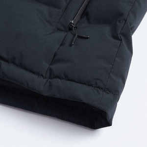 Wholesale Men's High Street Autumn Coated Eco-Friendly <b>Woven</b> Puffer Jackets Hooded Stand Collar Windproof Design Custom Logo - Product Image 4