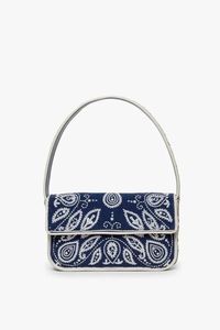 Sac à main carré léger en perles de rocaille brodées à la main, avec couleur et logo personnalisés pour les décorations de cadeaux - Product Image 2